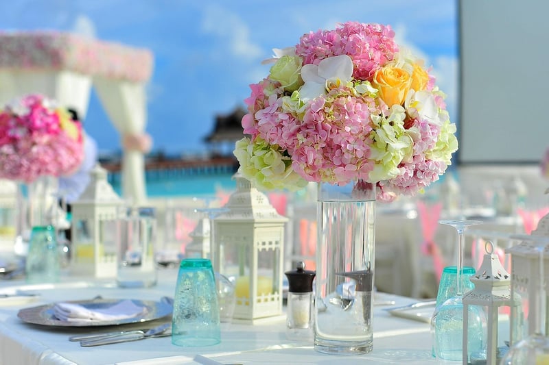 Wedding table decorations